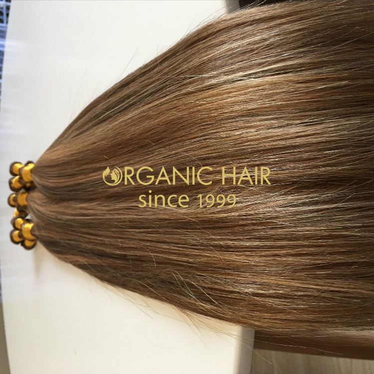 Russian remy hair hand tied weft for cuticle from Chinese factory GT20